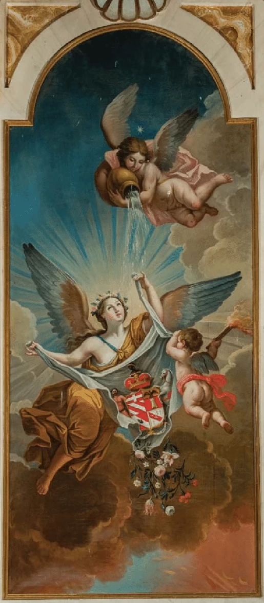 Aurora e Zefiro - Galleria del Castello di Lanciano, Castelraimondo, Macerata
